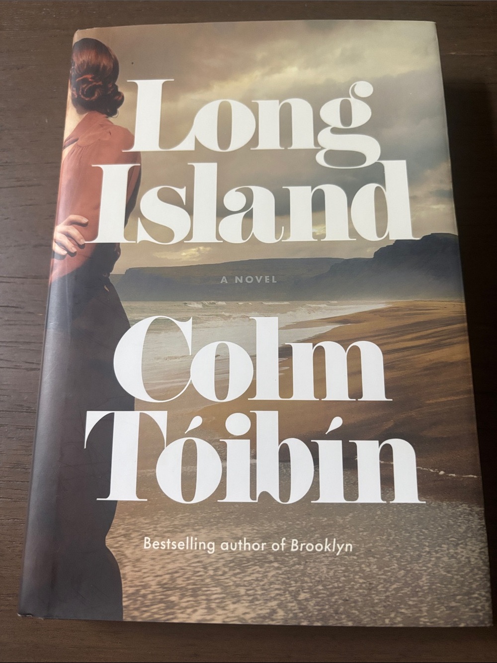 Long Island by Colm Tóibín — Hardcover Novel, Earth Tone Cover